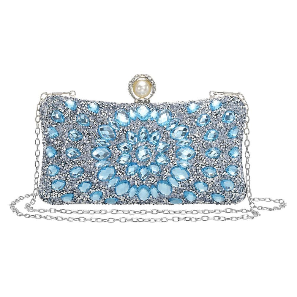 Uxcell Crystal Rhinestone Clutch for Weddings & Events